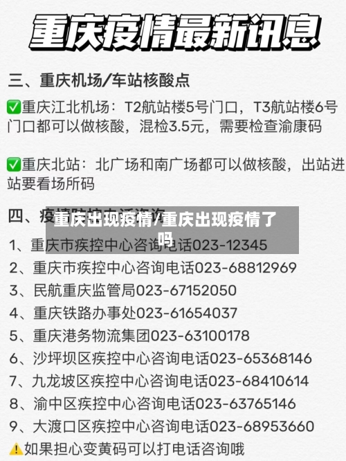 重庆出现疫情/重庆出现疫情了吗-第2张图片