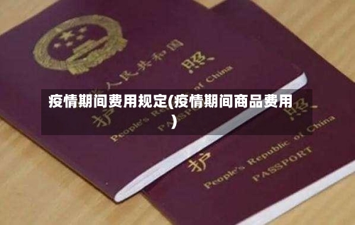 疫情期间费用规定(疫情期间商品费用)